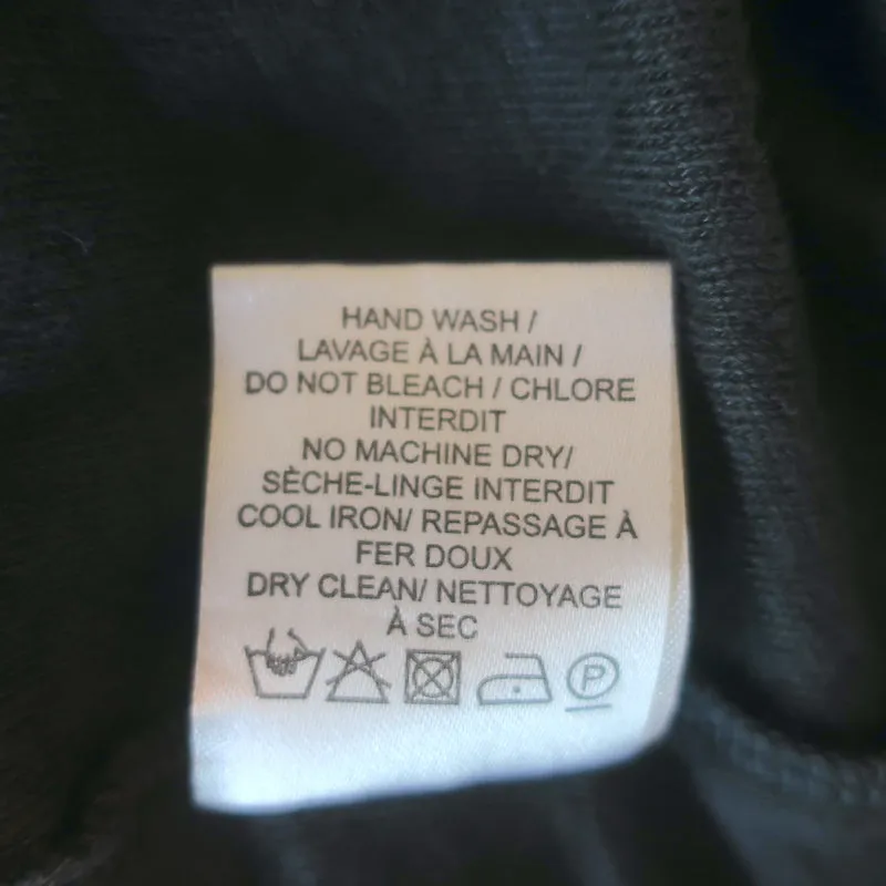 IRO Jordan Langarm-Shirt Grau Leinen-Jersey Größe M