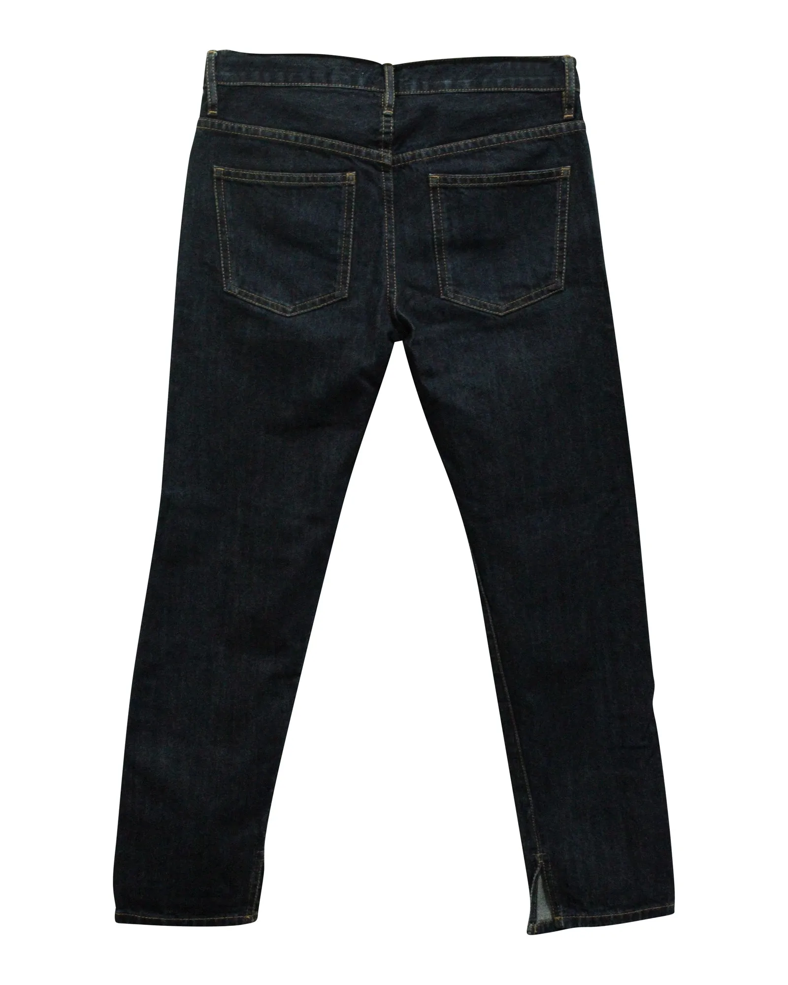 Isabel Marant Gerade Bein Hose in Blauem Baumwoll-Denim