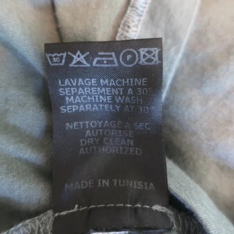 Isabel Marant Trägerbindungs-Tanktop Gräulich Grün Baumwolle Größe 38
