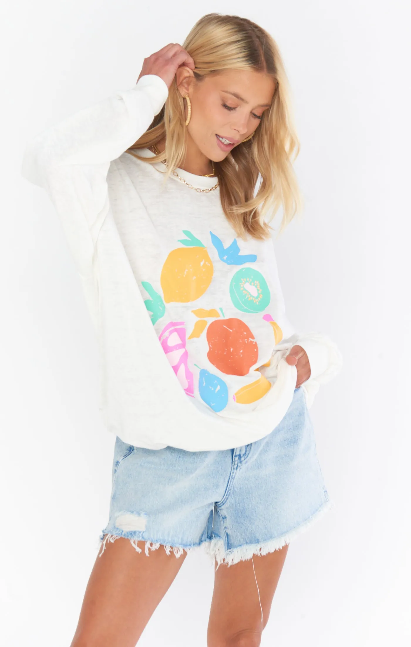 James Sweatshirt ~ Fruchtgrafik