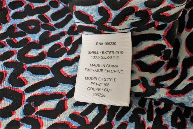 Joie Tanktop Drew B Elektrischer Leopardenprint Seide Größe Large Racerback Bluse