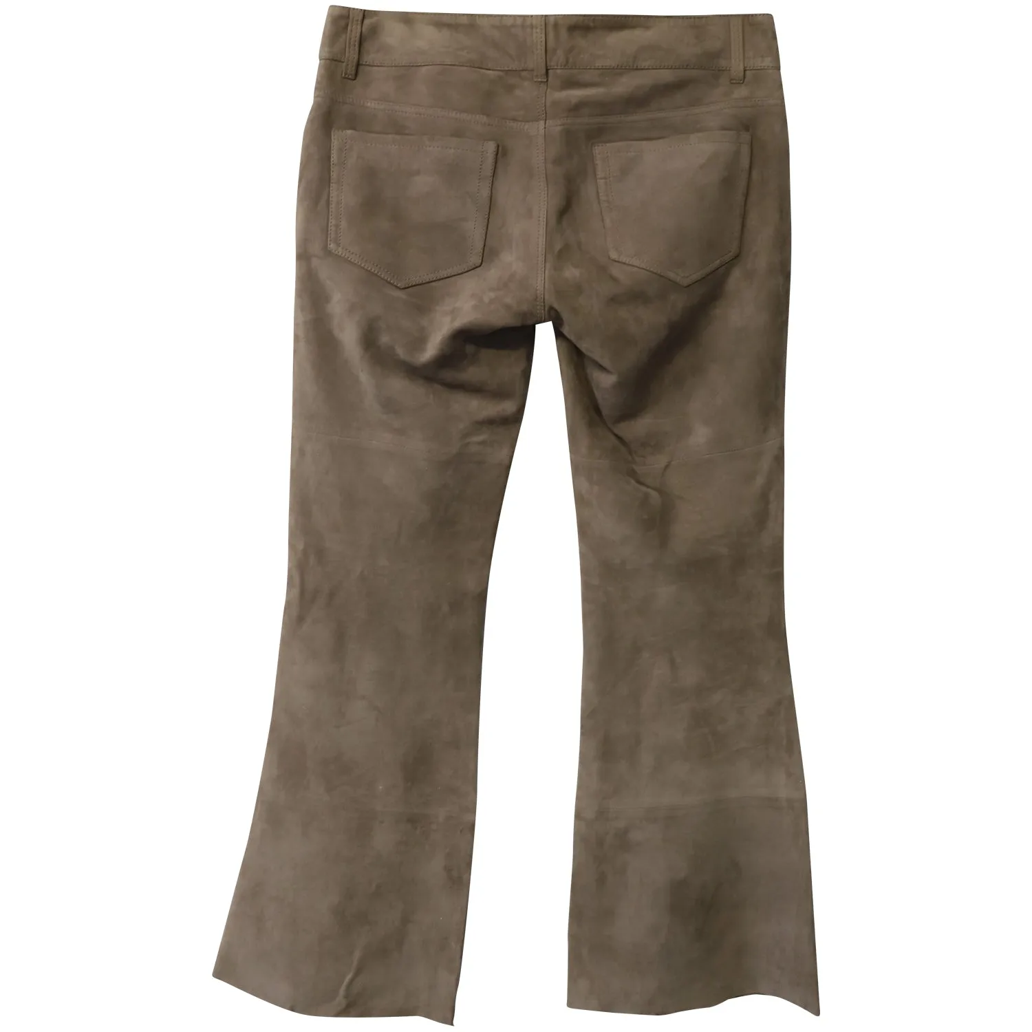 Joseph Suede Schlaghose in Braunem Lammleder