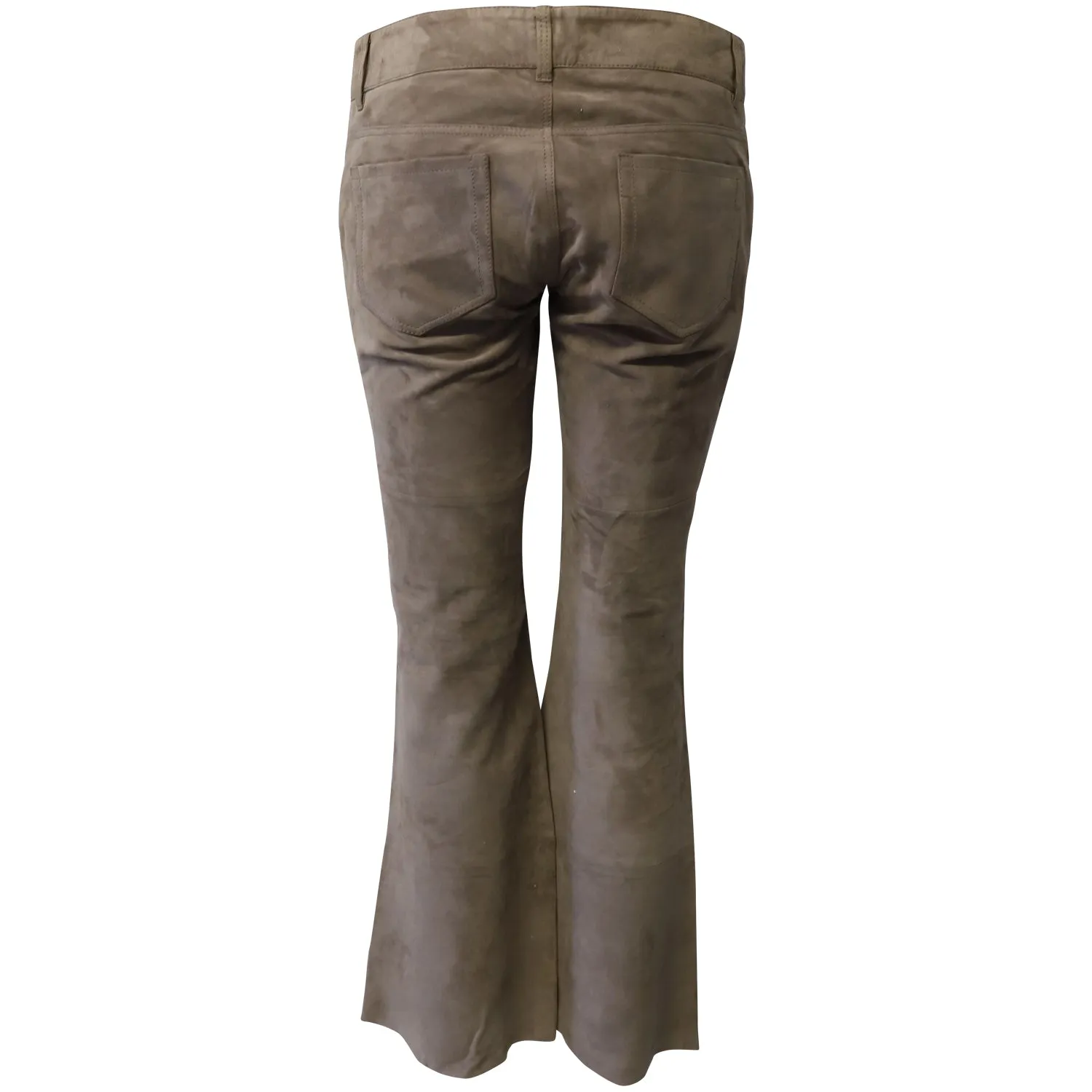 Joseph Suede Schlaghose in Braunem Lammleder