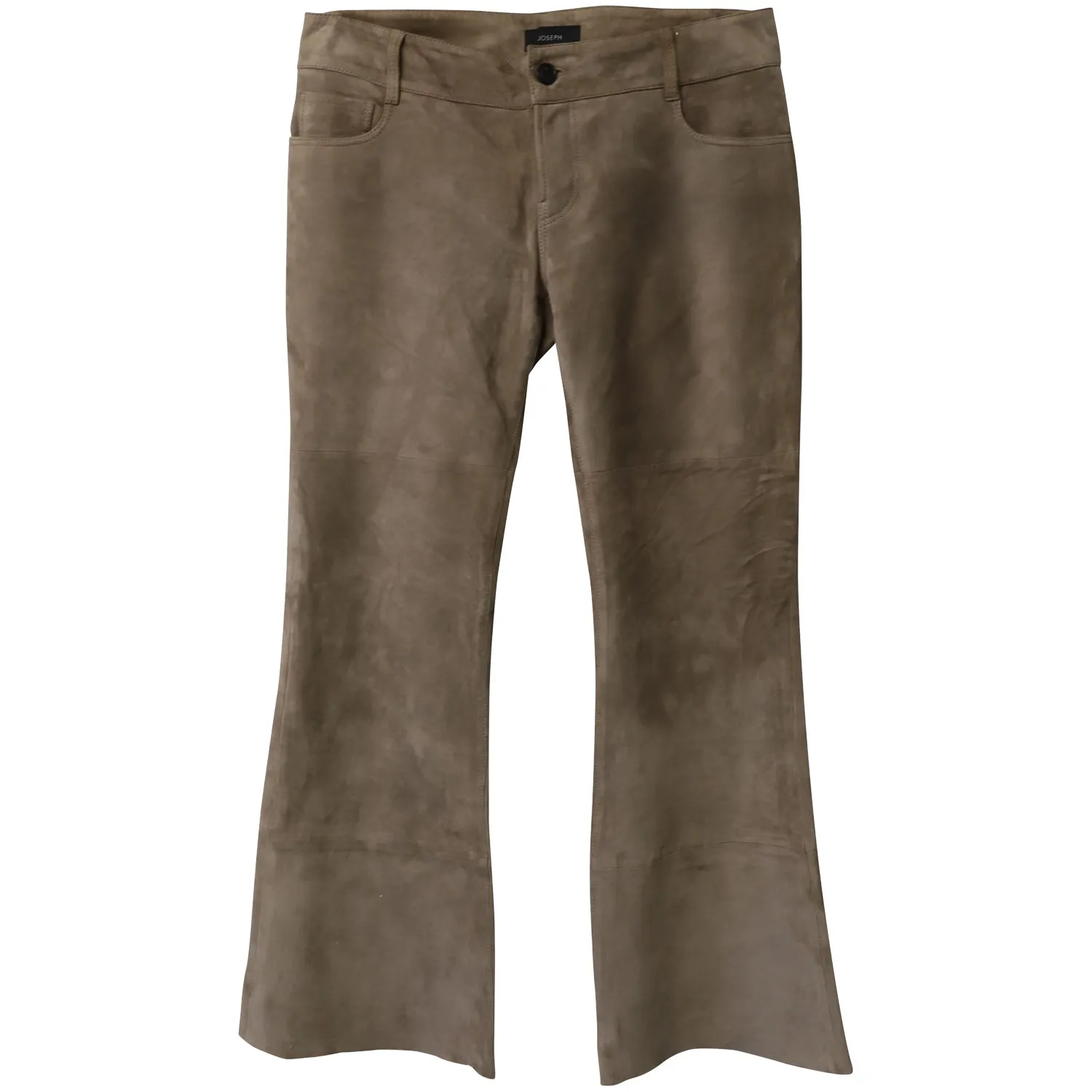 Joseph Suede Schlaghose in Braunem Lammleder