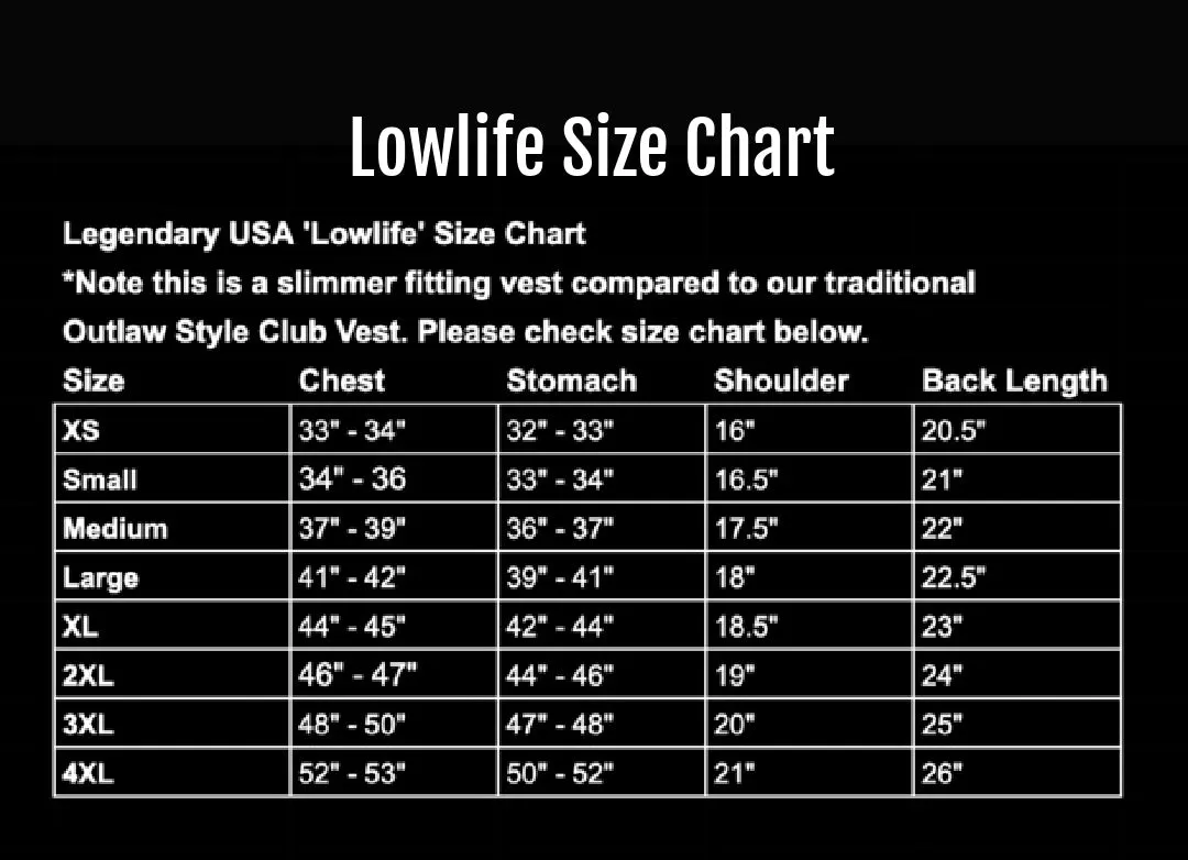 Legendärer 'Lowlife Perforated' Leder-Cropped-Passform-Clubstyle-Motorradweste