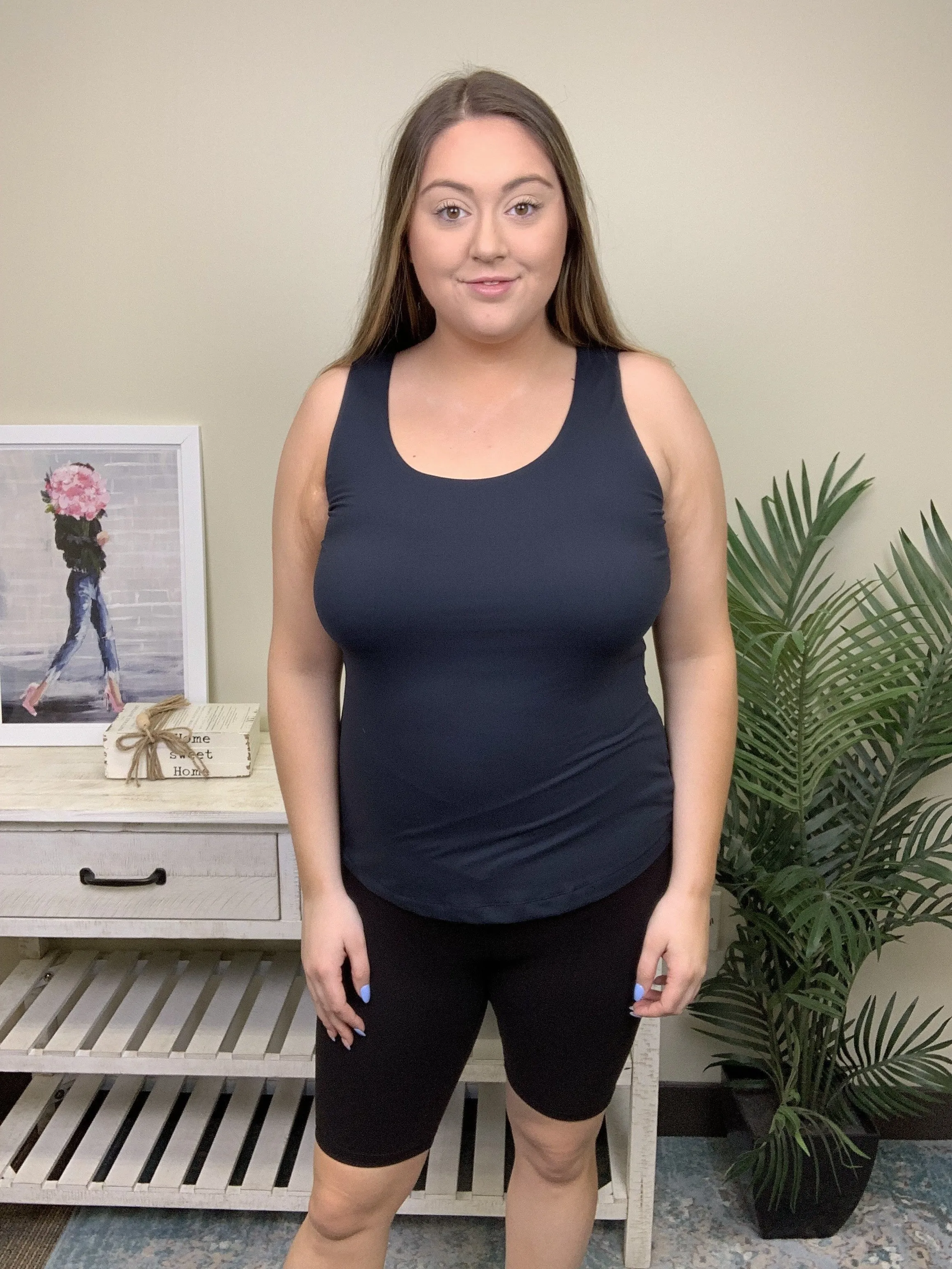 Level Up Damen Sportliches Tanktop