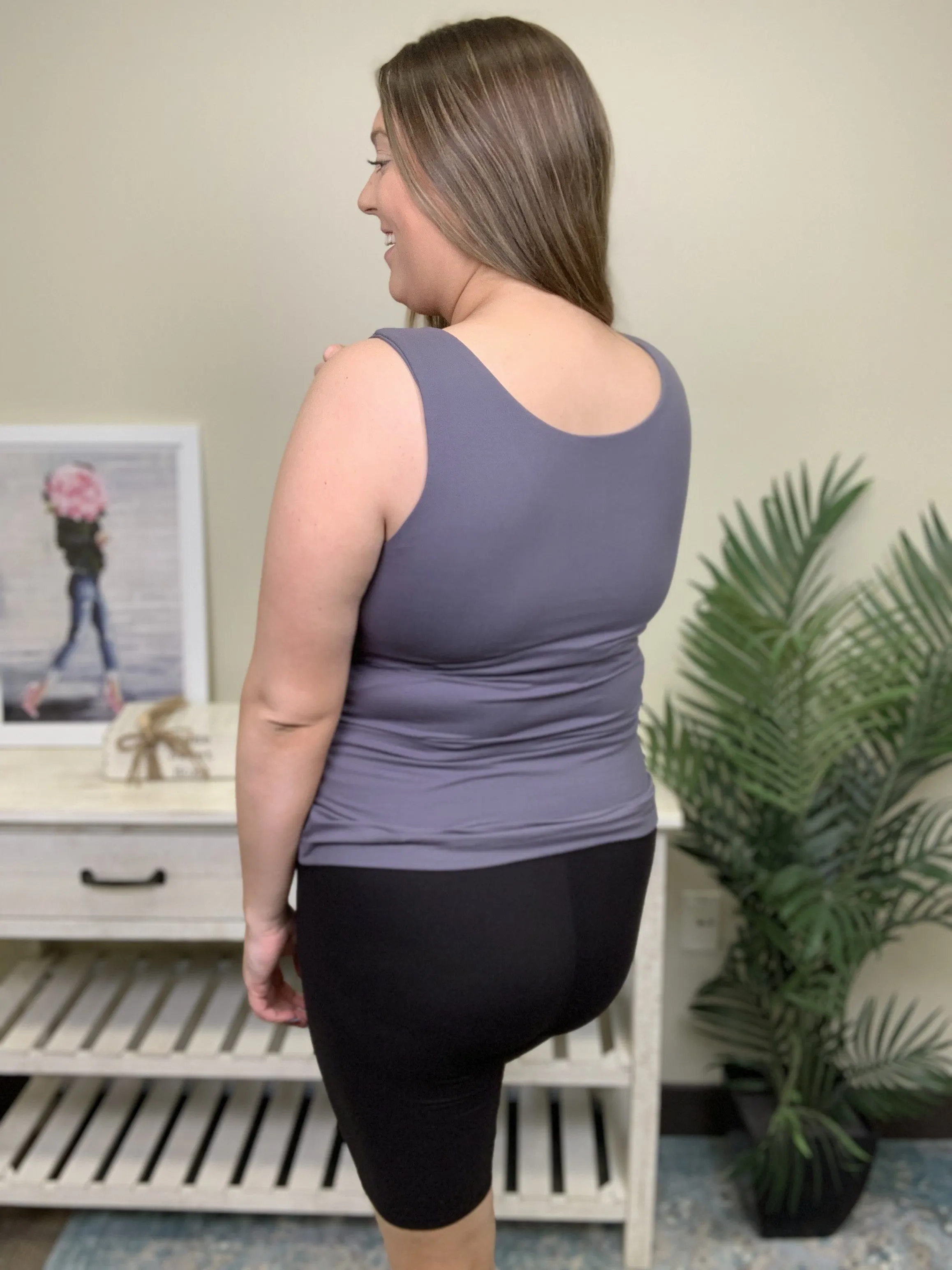 Level Up Damen Sportliches Tanktop