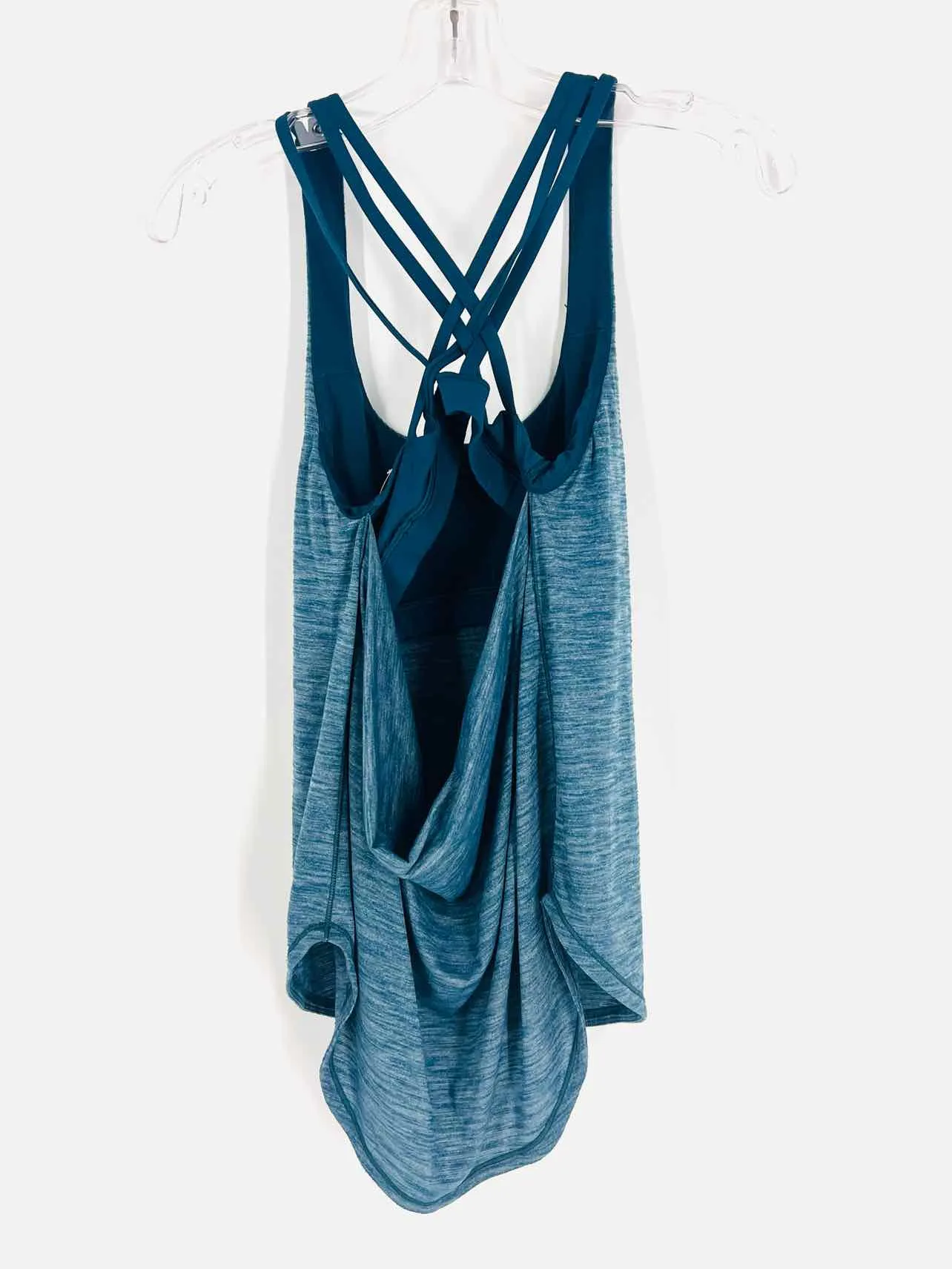 Lululemon Athletica Größe 4 Buntgräuliches Criss-Cross Top - Ärmellos