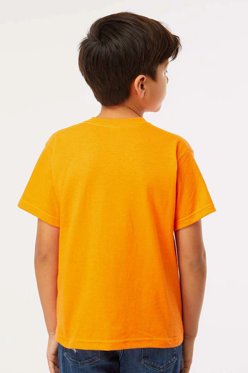 M&O Youth Gold Soft Touch Short Sleeve Crewneck T-Shirt - Safety Orange