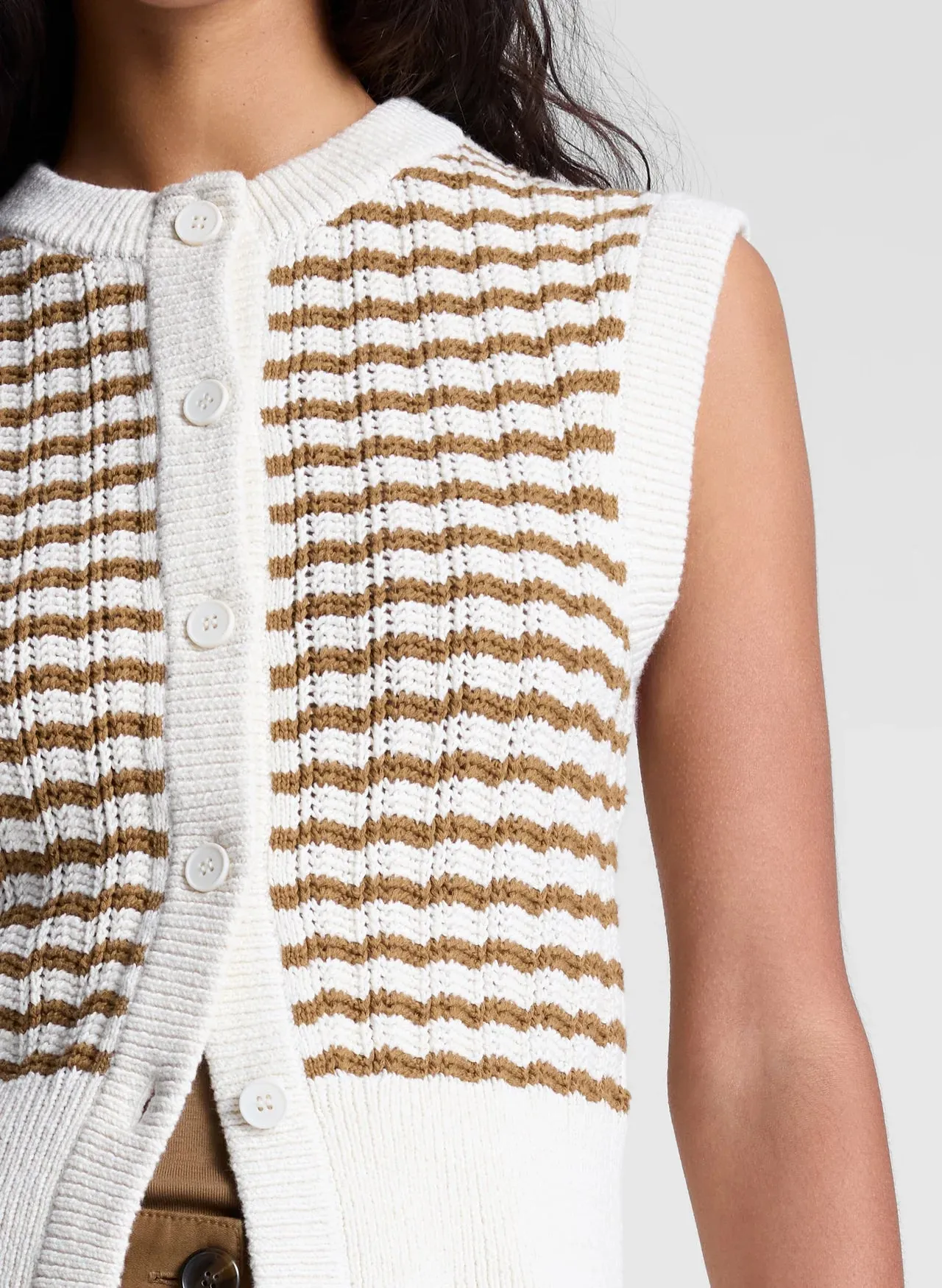 Margo Gestreiftes Strickoberteil