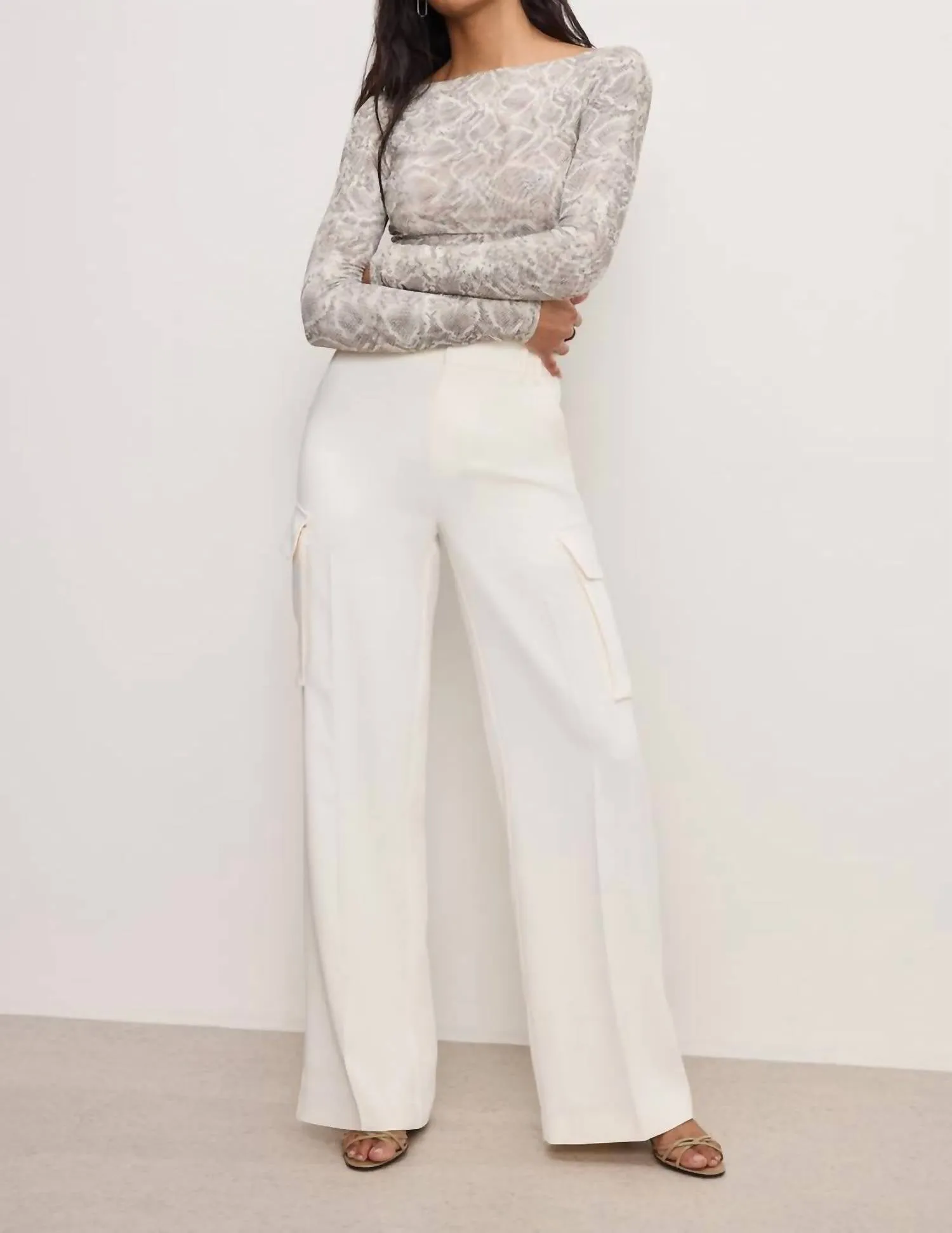 Mesh-Boatneck-Bodysuit im SSP-Print001