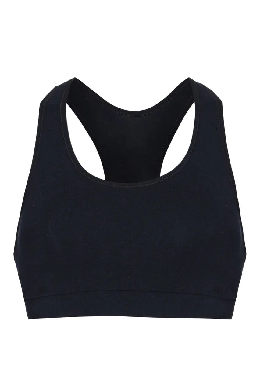 Micro TENCEL™ Modal Bralette | Schwarz