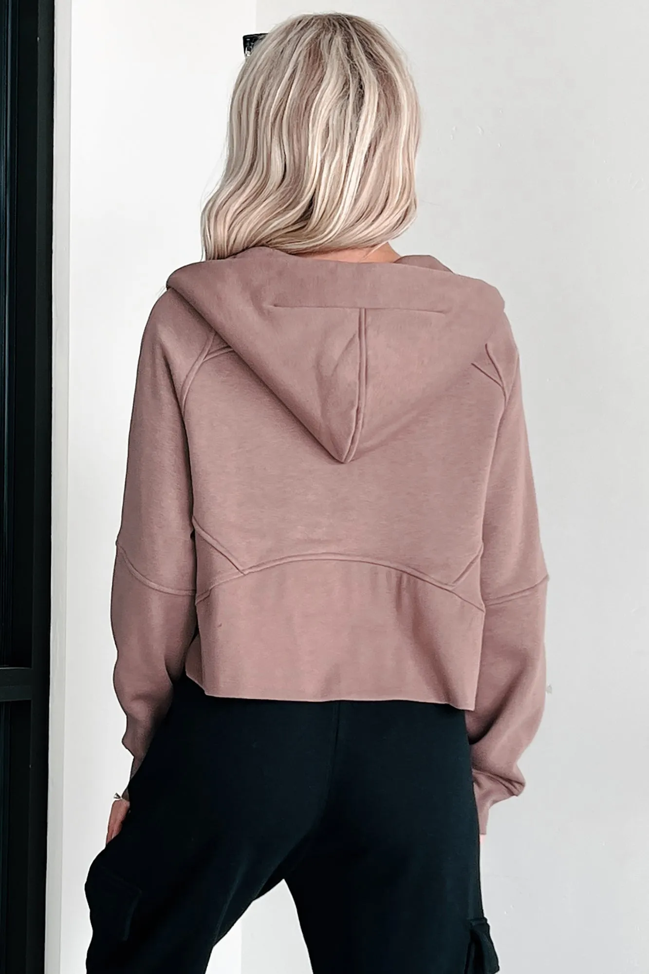 Miles Ahead Zip-Up Hoodie (Trüffel)