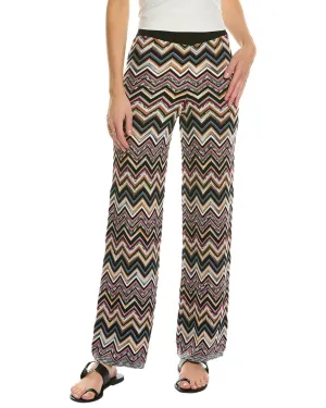 Missoni Zickzack-Hose aus Wollmischgewebe