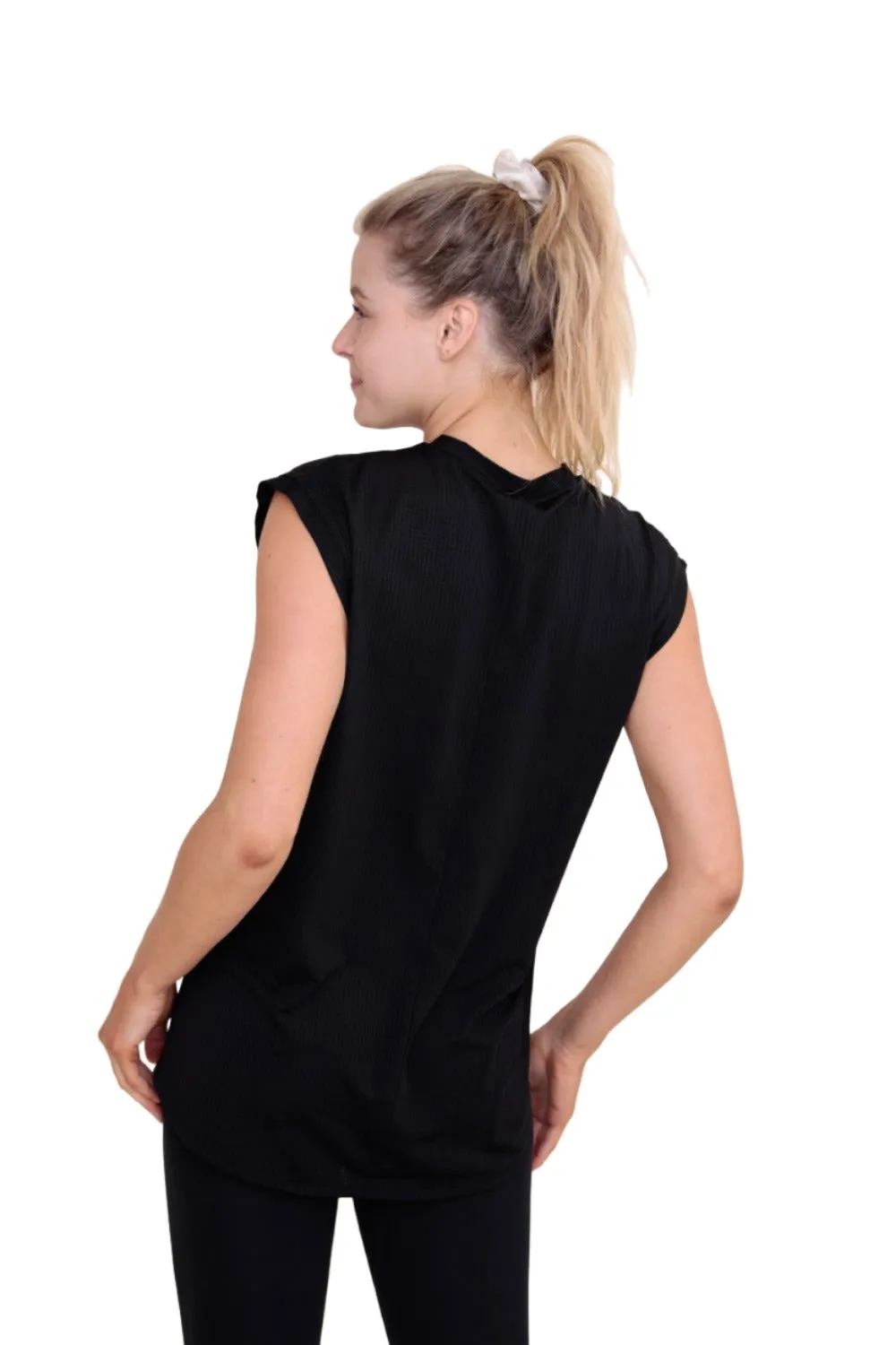 Mono B Schachbrettmuster Mesh Tanktop AT-B0422