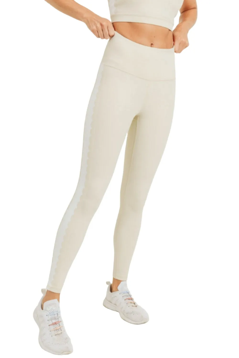 Mono B GRÜN Art Deco Leggings APH8009