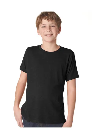 Next Level Youth Jersey Short Sleeve Crewneck T-Shirt - Black