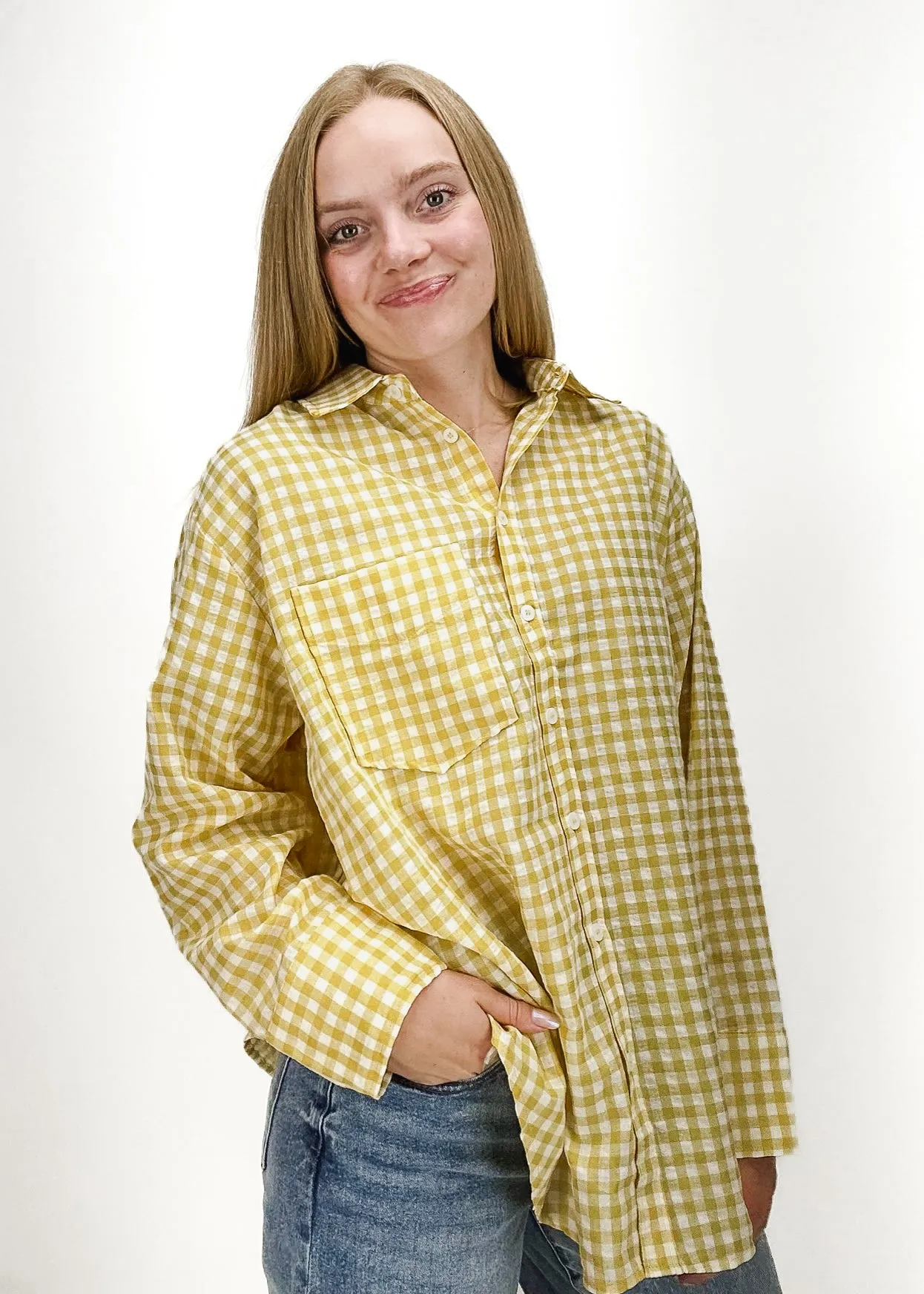 Nova Button-Down-Bluse