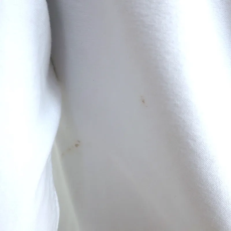 Officine Generale Benoit Raw Edge Button Down Hemd Weiß Baumwolle Größe S