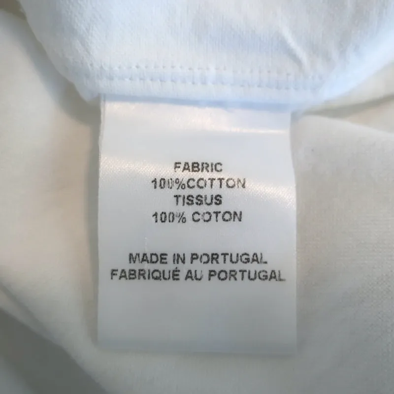 Officine Generale Benoit Raw Edge Button Down Hemd Weiß Baumwolle Größe S