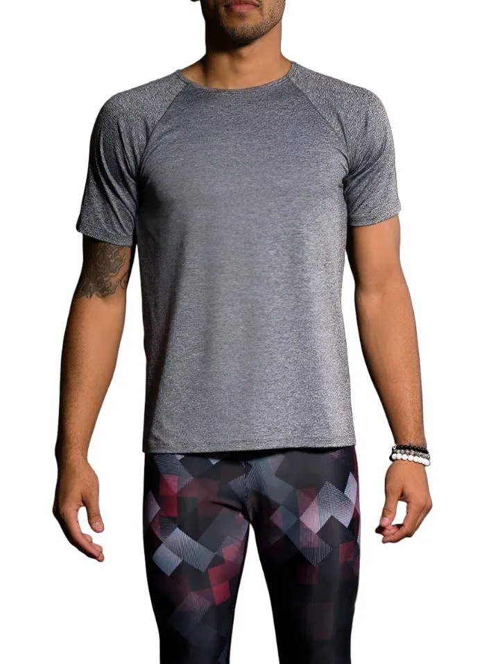 Onzie Hot Yoga Herren Raglan Kurzarmoberteil 701
