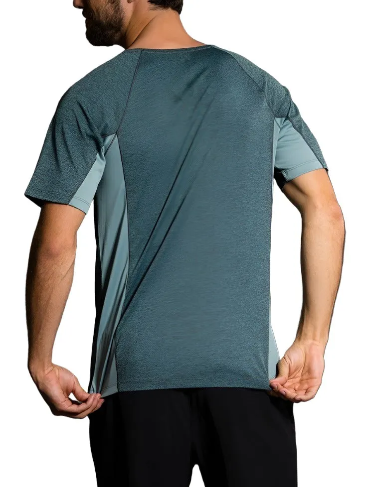 Onzie Hot Yoga Herren Raglan Kurzarmoberteil 701