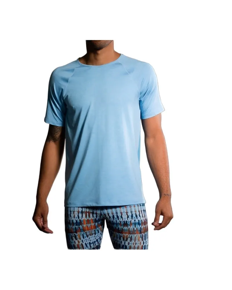 Onzie Hot Yoga Herren Raglan Kurzarmoberteil 701