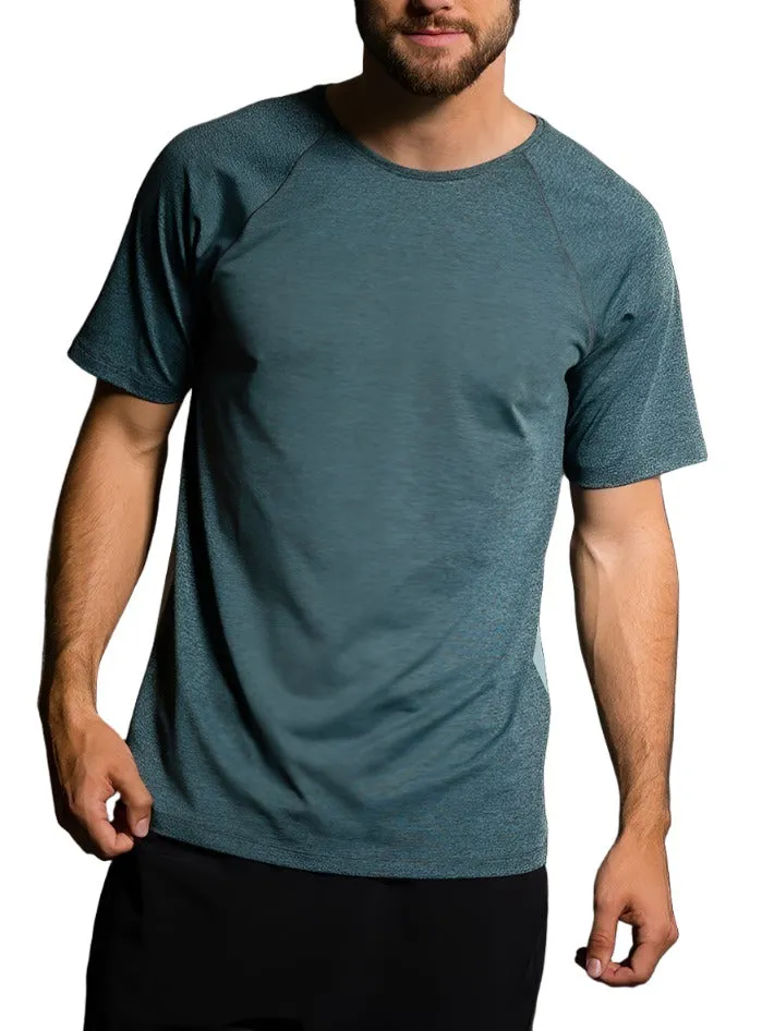 Onzie Hot Yoga Herren Raglan Kurzarmoberteil 701