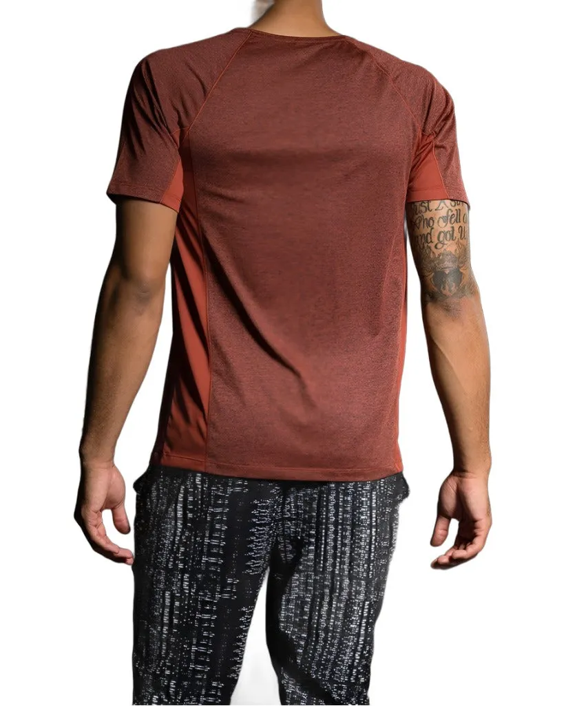 Onzie Hot Yoga Herren Raglan Kurzarmoberteil 701