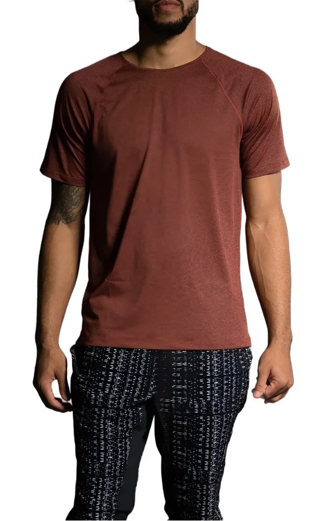Onzie Hot Yoga Herren Raglan Kurzarmoberteil 701