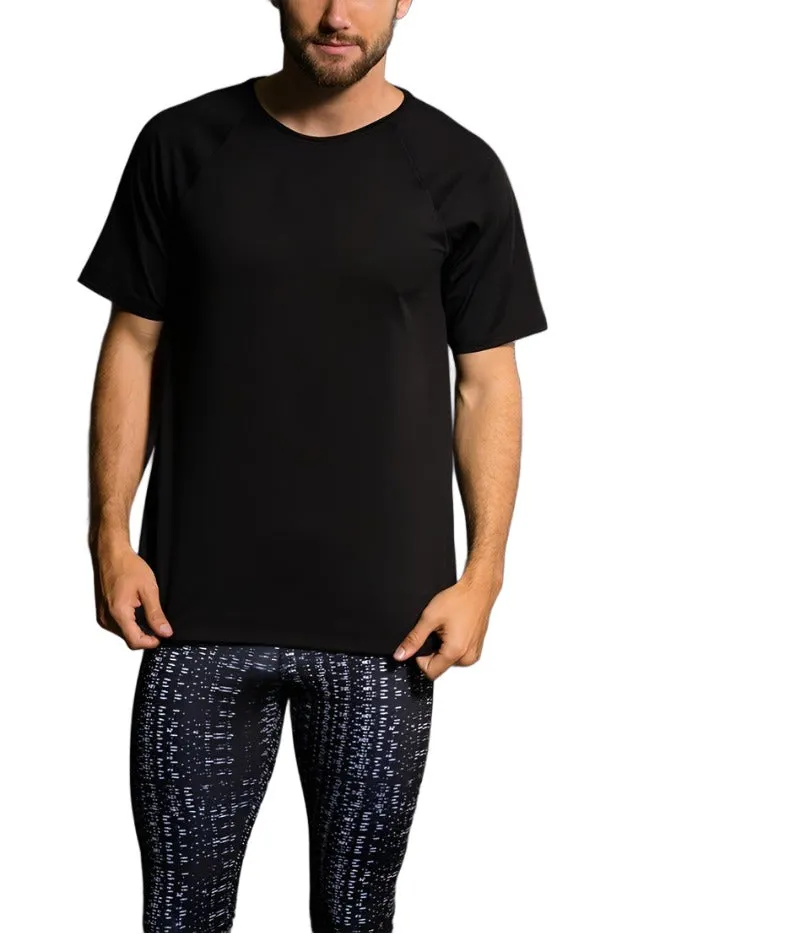 Onzie Hot Yoga Herren Raglan Kurzarmoberteil 701