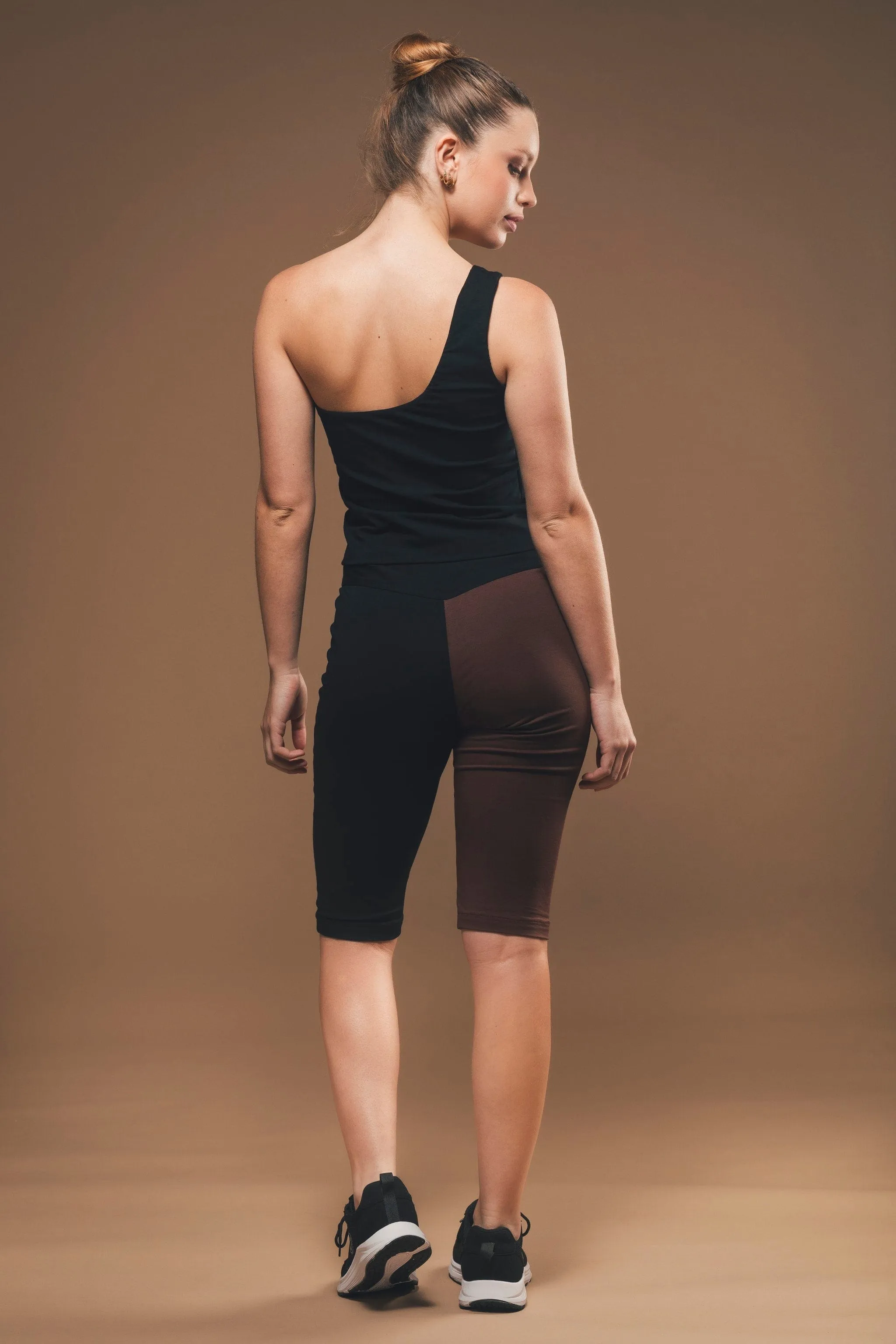 Bio-Baumwoll-Radlerhose | Schwarz & Braun