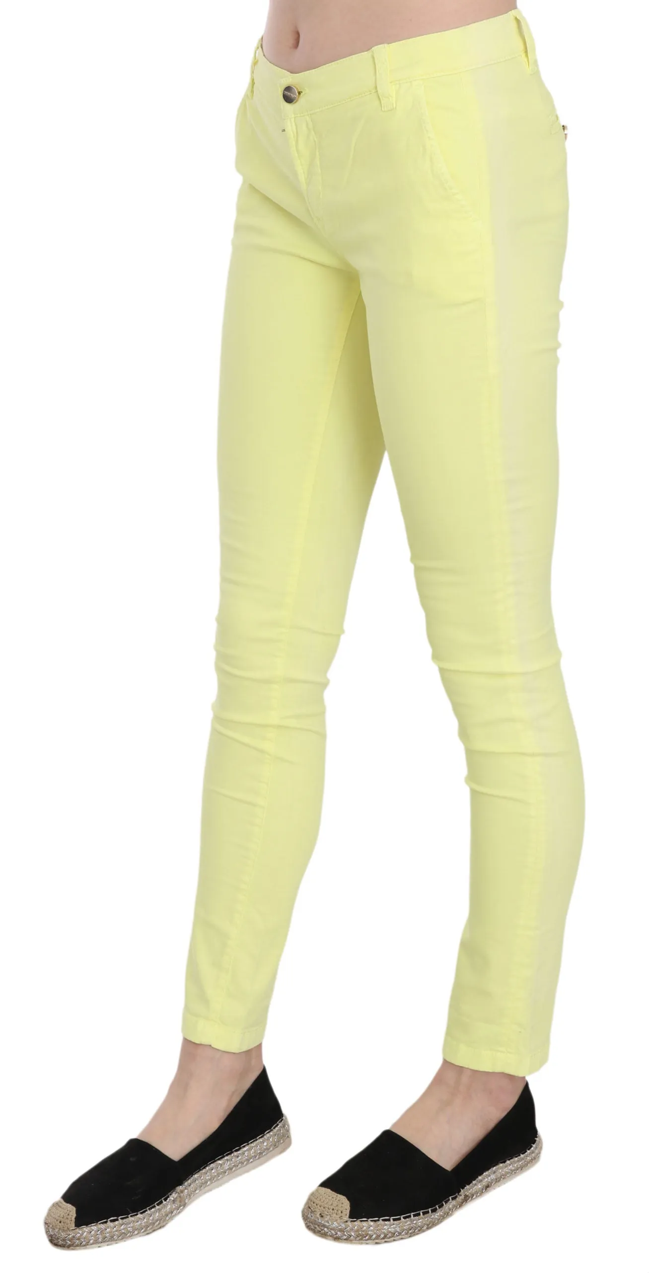PINKO Baumwoll-Stretch Low-Waist Skinny Freizeithose Damen