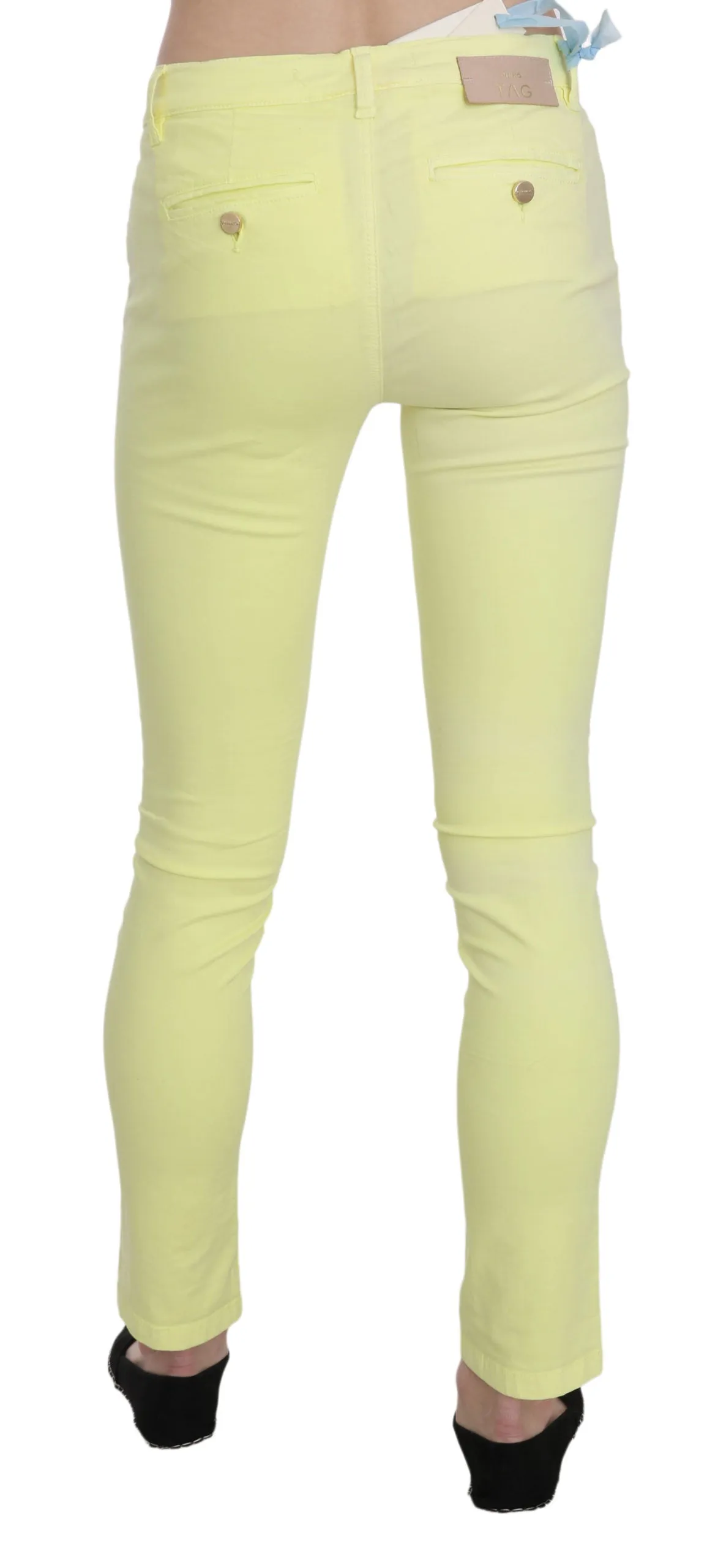 PINKO Baumwoll-Stretch Low-Waist Skinny Freizeithose Damen