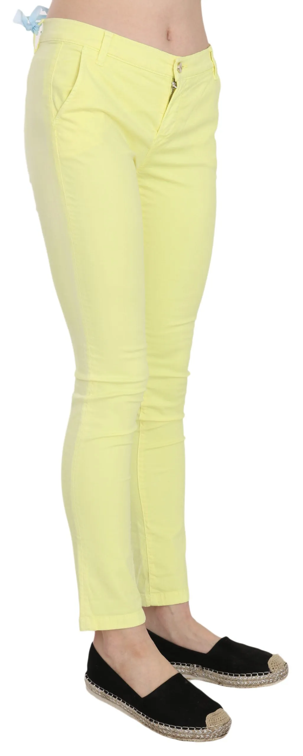 PINKO Baumwoll-Stretch Low-Waist Skinny Freizeithose Damen