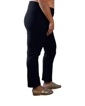Plus Size Bequeme Leggings in Schwarz