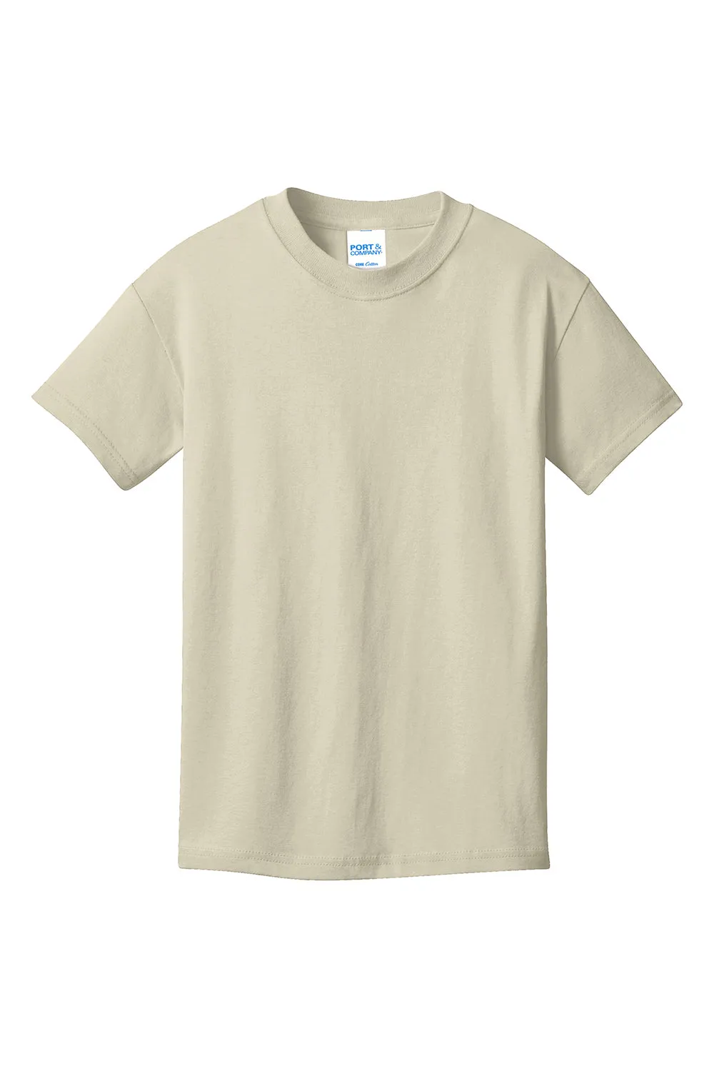 Port & Company Jugend Basic Kurzarm T-Shirt - Natur