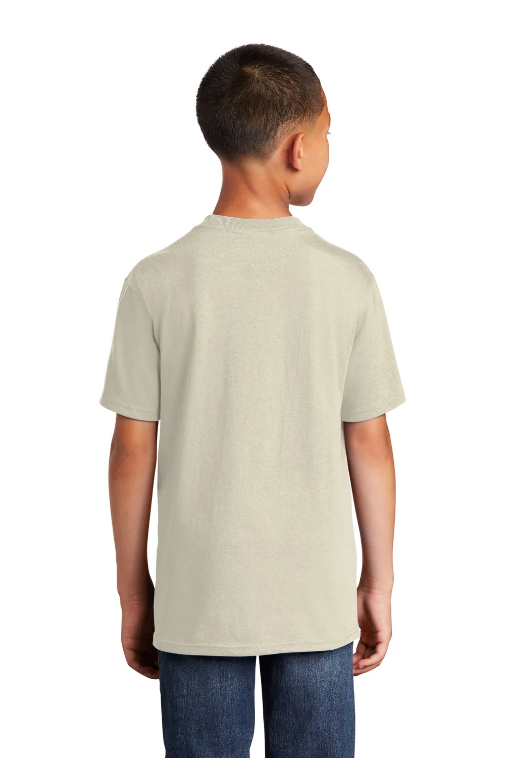 Port & Company Jugend Basic Kurzarm T-Shirt - Natur
