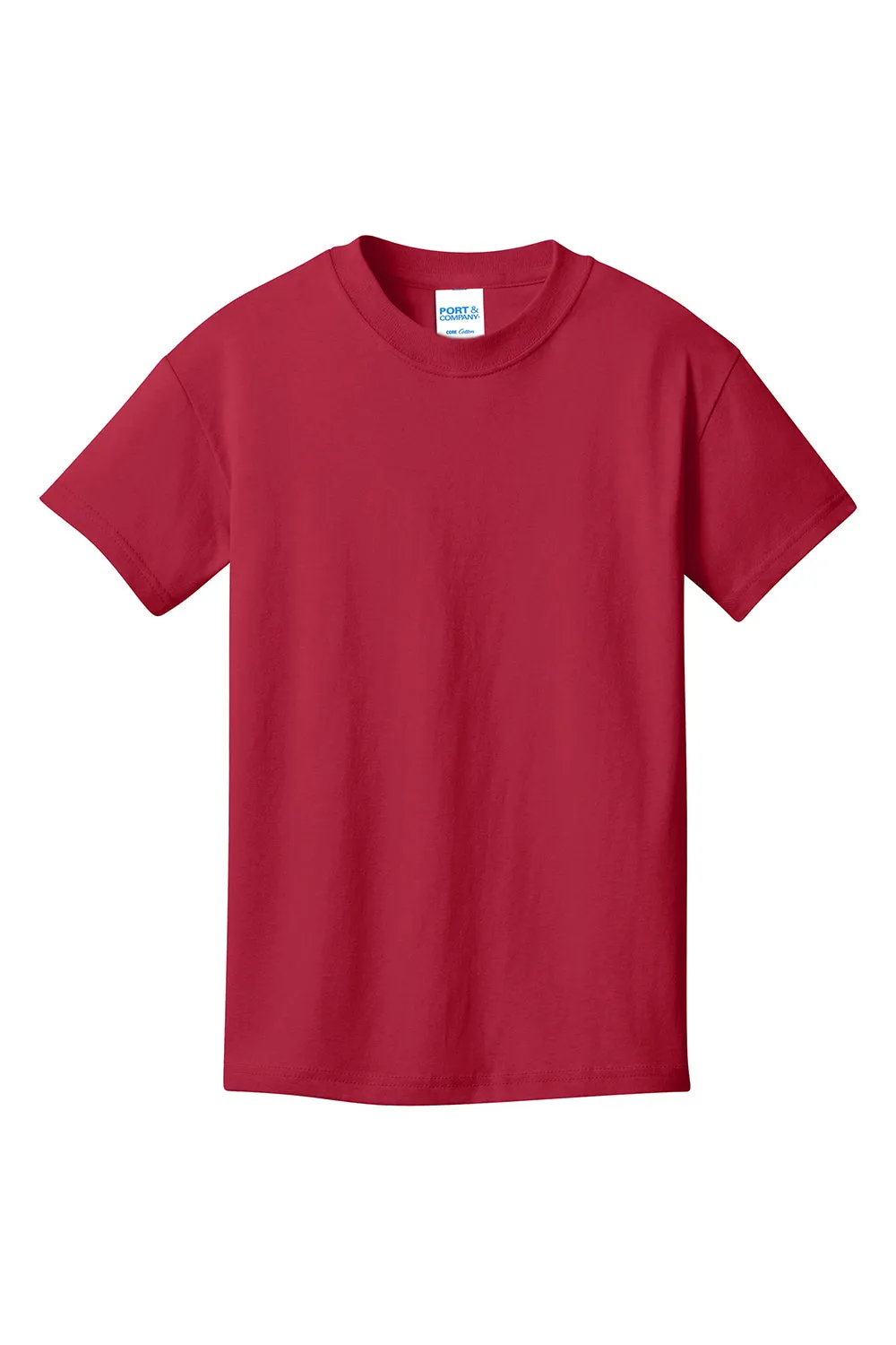 Port & Company Jugend Basic Kurzarm T-Shirt - Rot