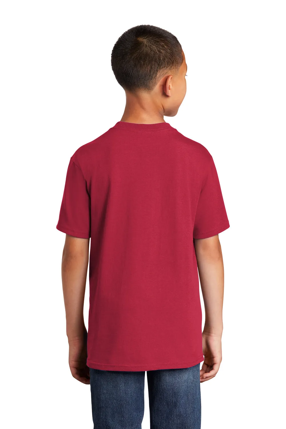 Port & Company Jugend Basic Kurzarm T-Shirt - Rot