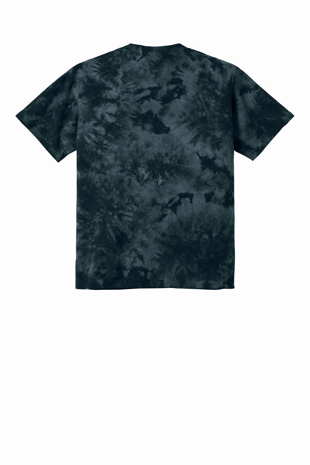 Port & Company Youth Crystal Tie-Dye Short Sleeve Crewneck T-Shirt - Black