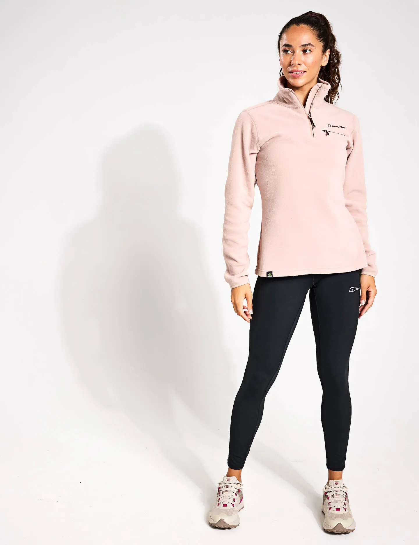Prism 2.0 Mikro-Halbzip-Fleece - Rosa Lehm