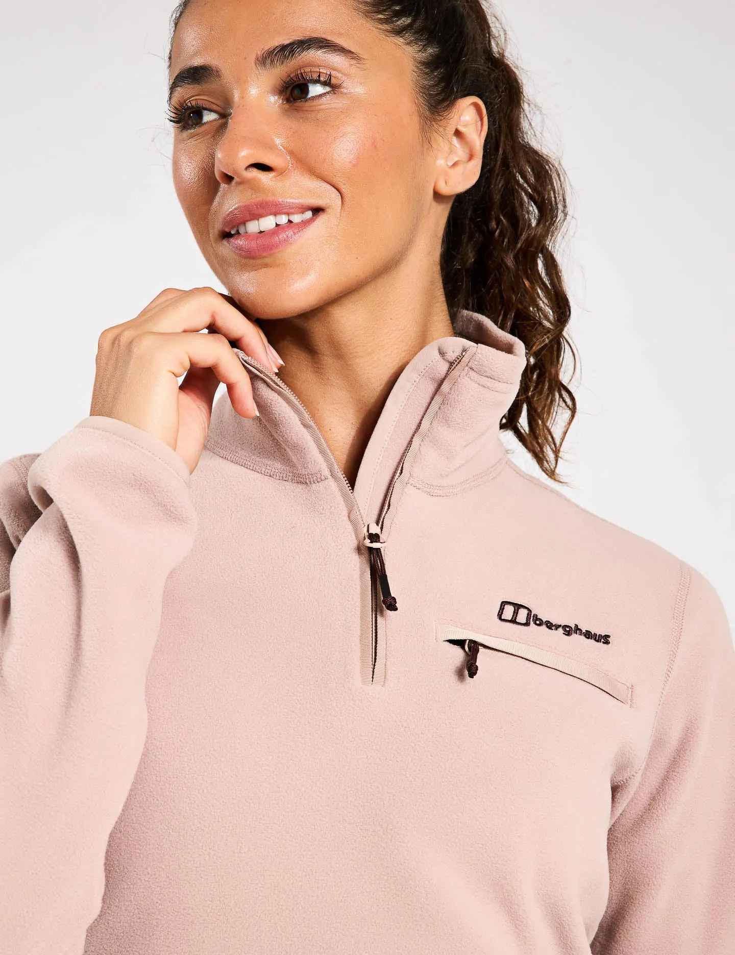 Prism 2.0 Mikro-Halbzip-Fleece - Rosa Lehm