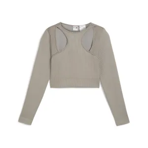 PUMA Damen DARE TO MUTED MOTION Langarm-Shirt