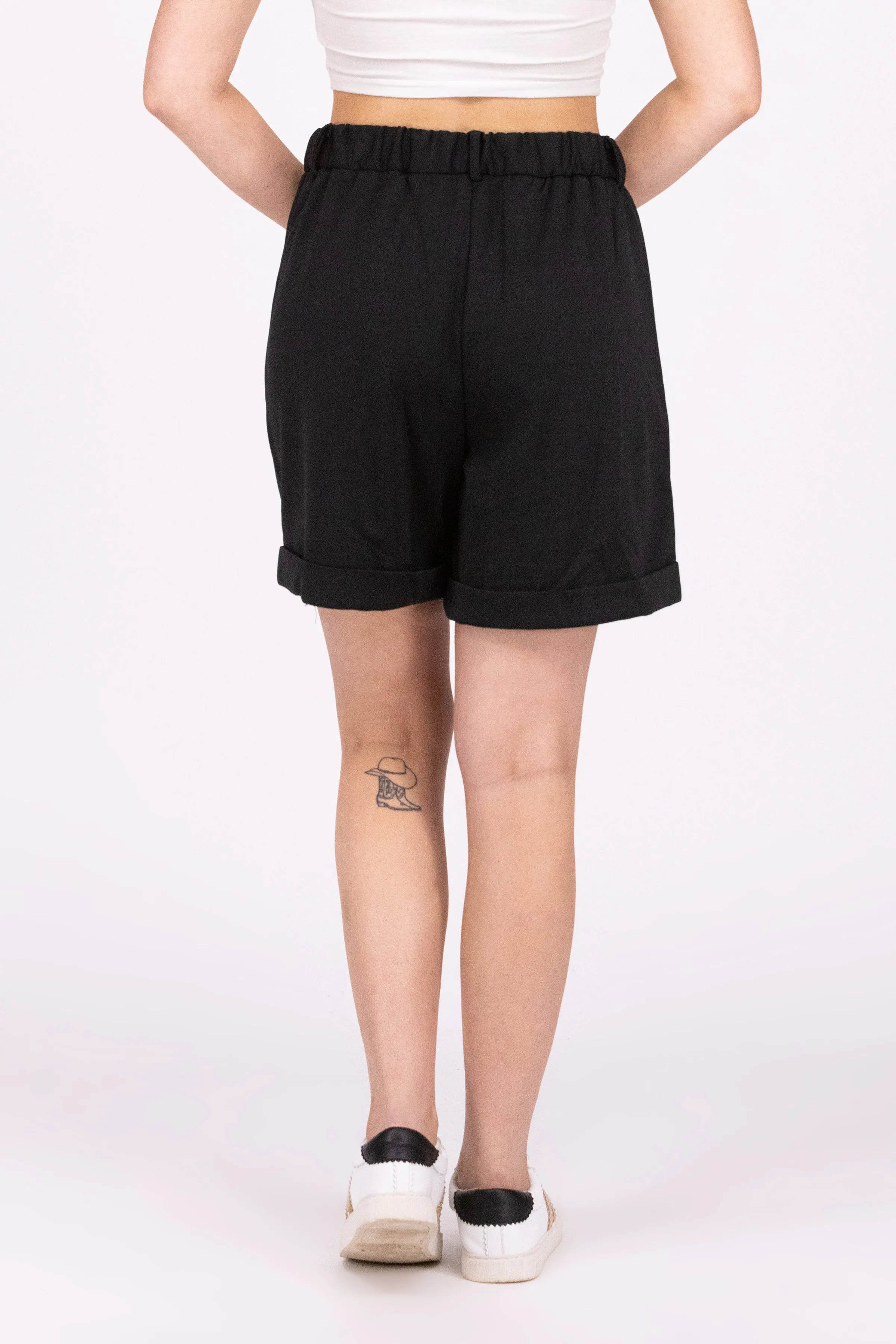 Streben nach Glück Damen Leichte Strick-Shorts