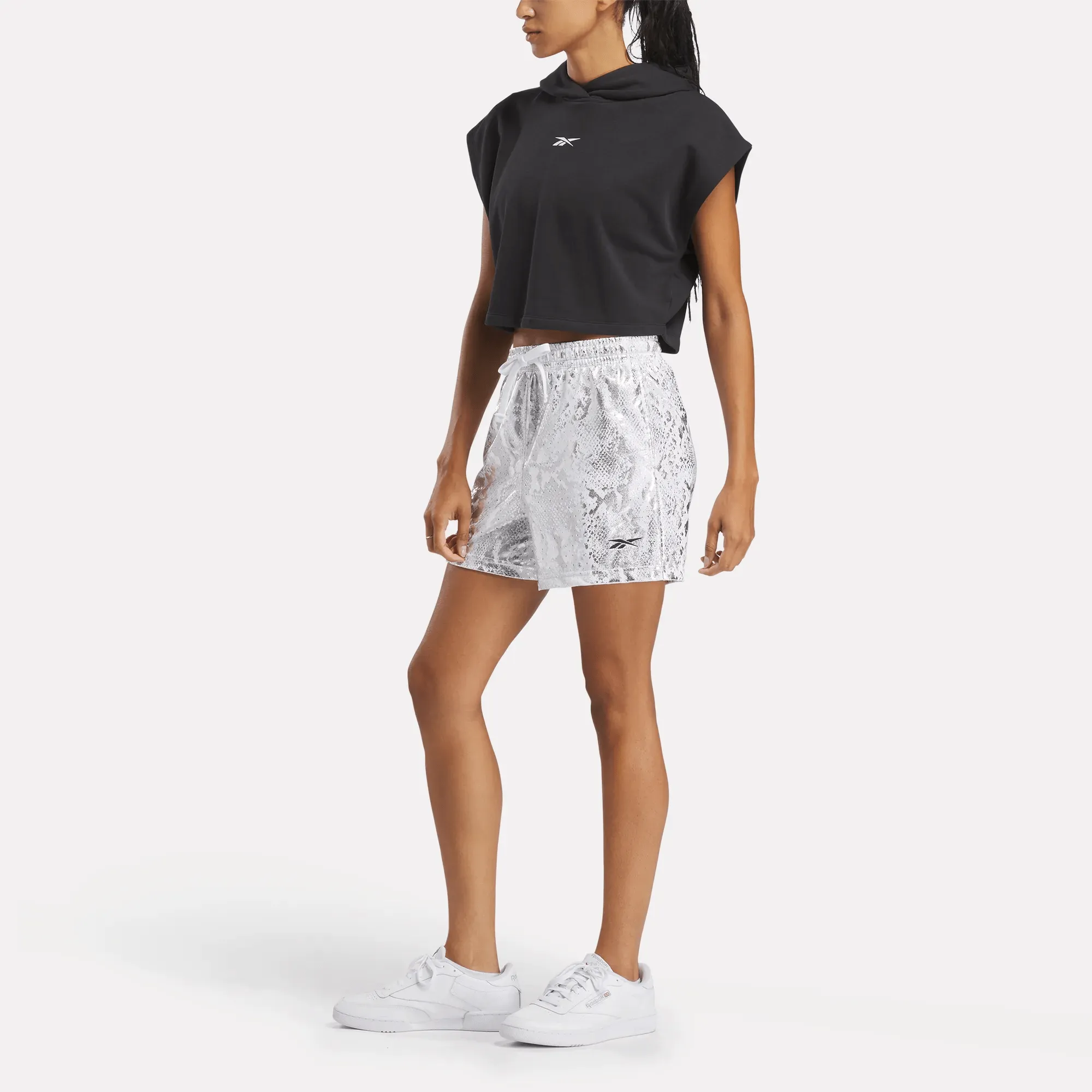 Reebok Bekleidung Damen B-Ball Off-Court Allover Print Shorts 5