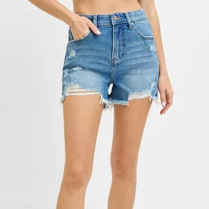 Risen Damen High-Rise Vintage Shorts