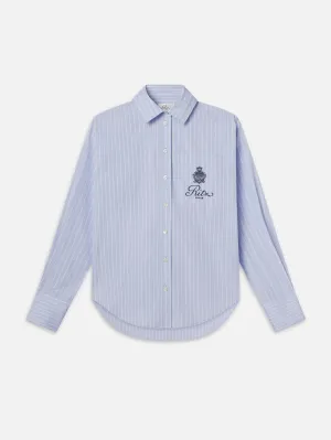 Ritz Oversized Pocket Hemd -- Heritage Blau Multi