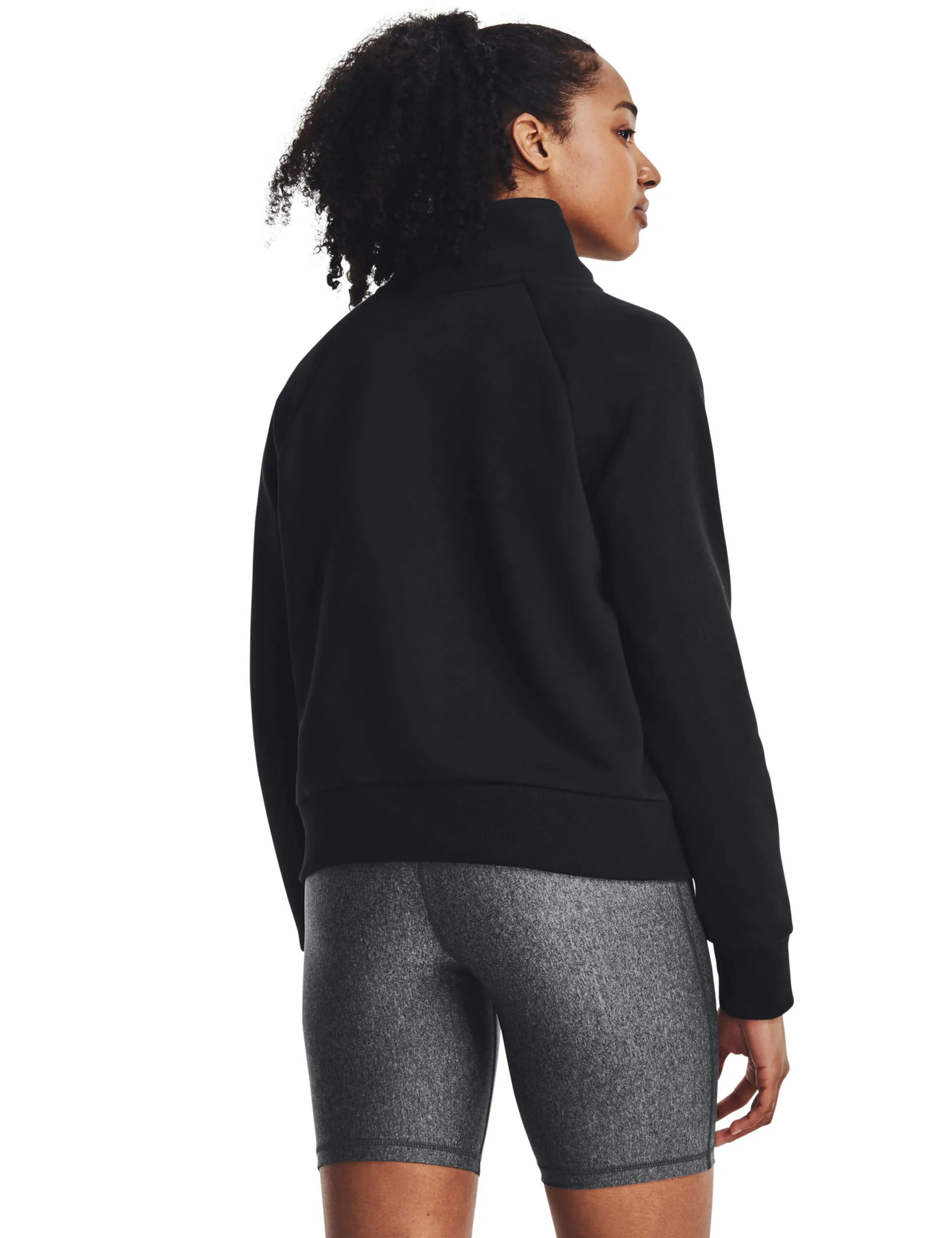 Rival Fleece 1/2 Zip - Schwarz/Weiß