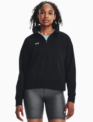 Rival Fleece 1/2 Zip - Schwarz/Weiß